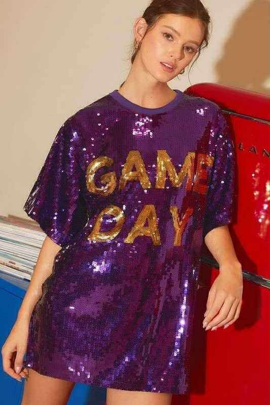 Plus Sequin Game Day Tunic Top