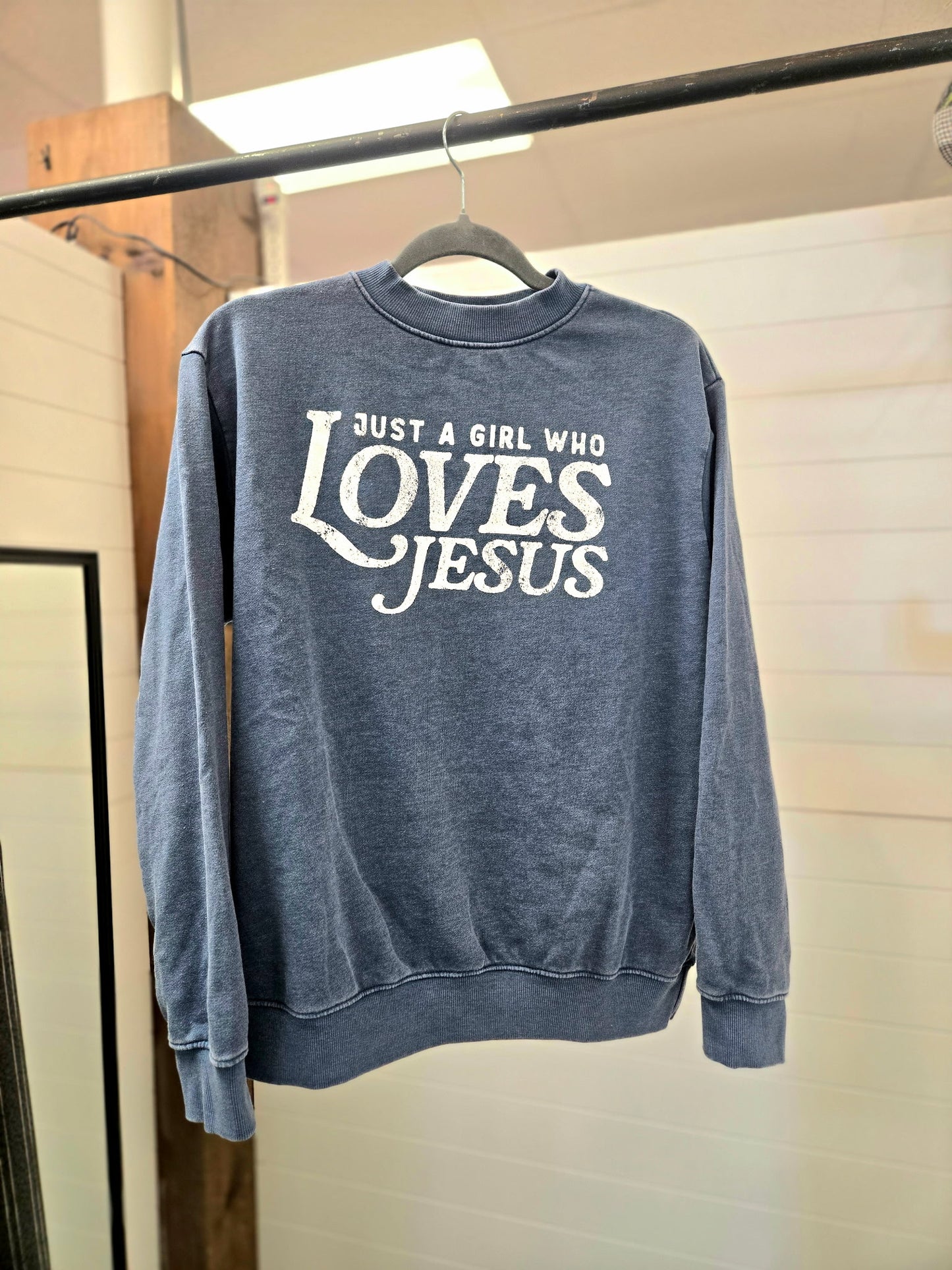 Just a Girl Who Loves Jesus Pullover