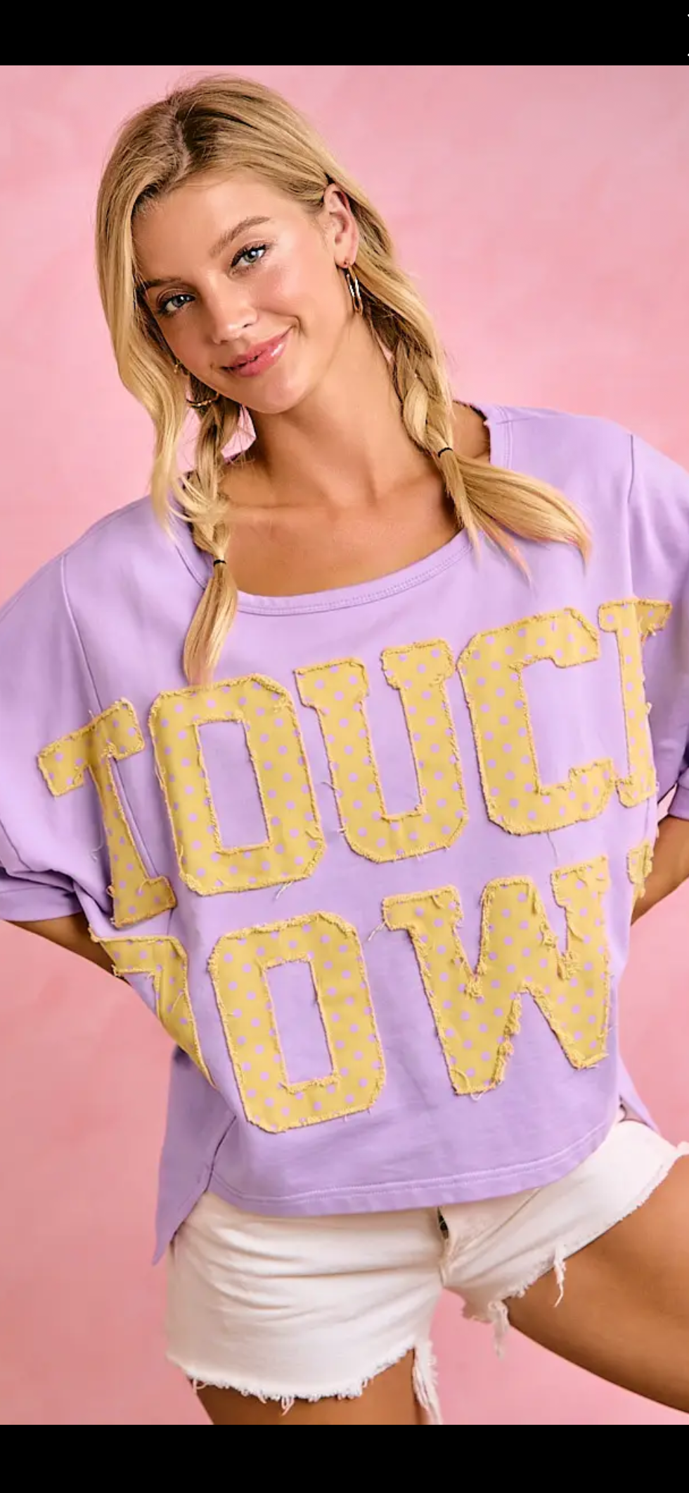 Touch Down Fabric Top