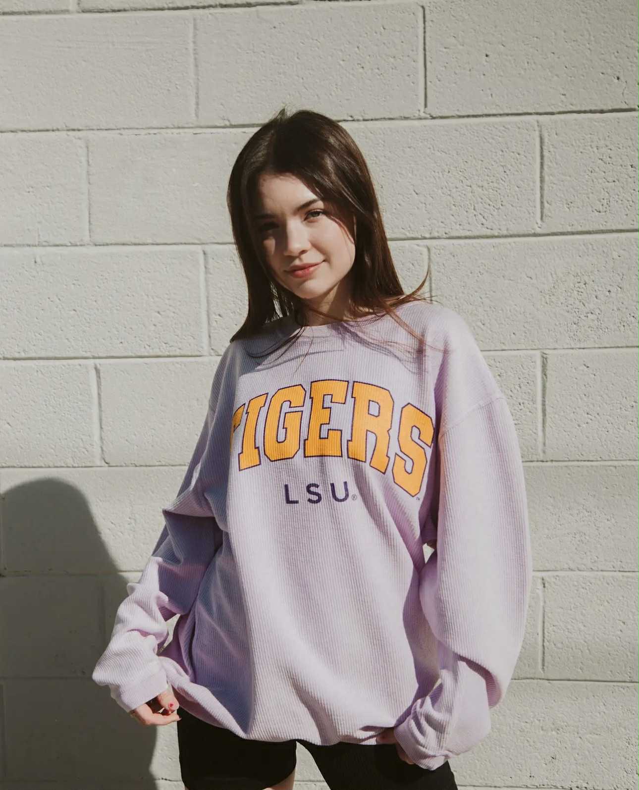 LSU Ribbed Pullover