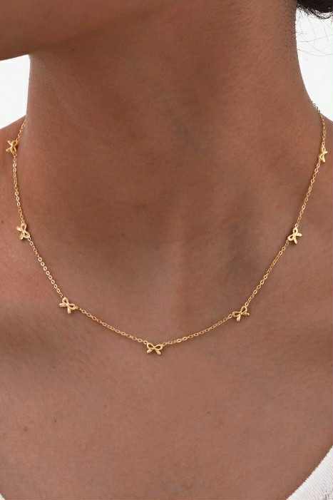 Dainty Bow Necklace
