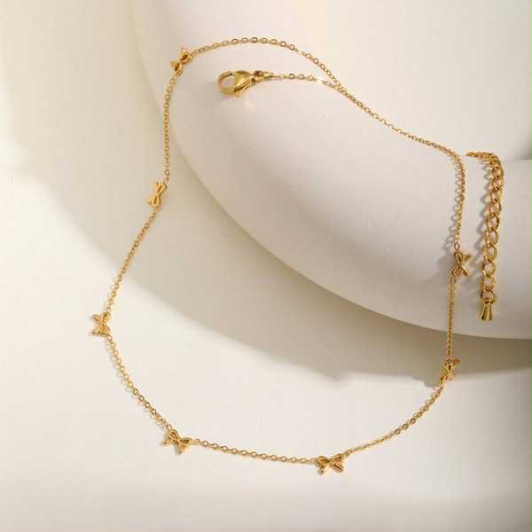 Dainty Bow Necklace