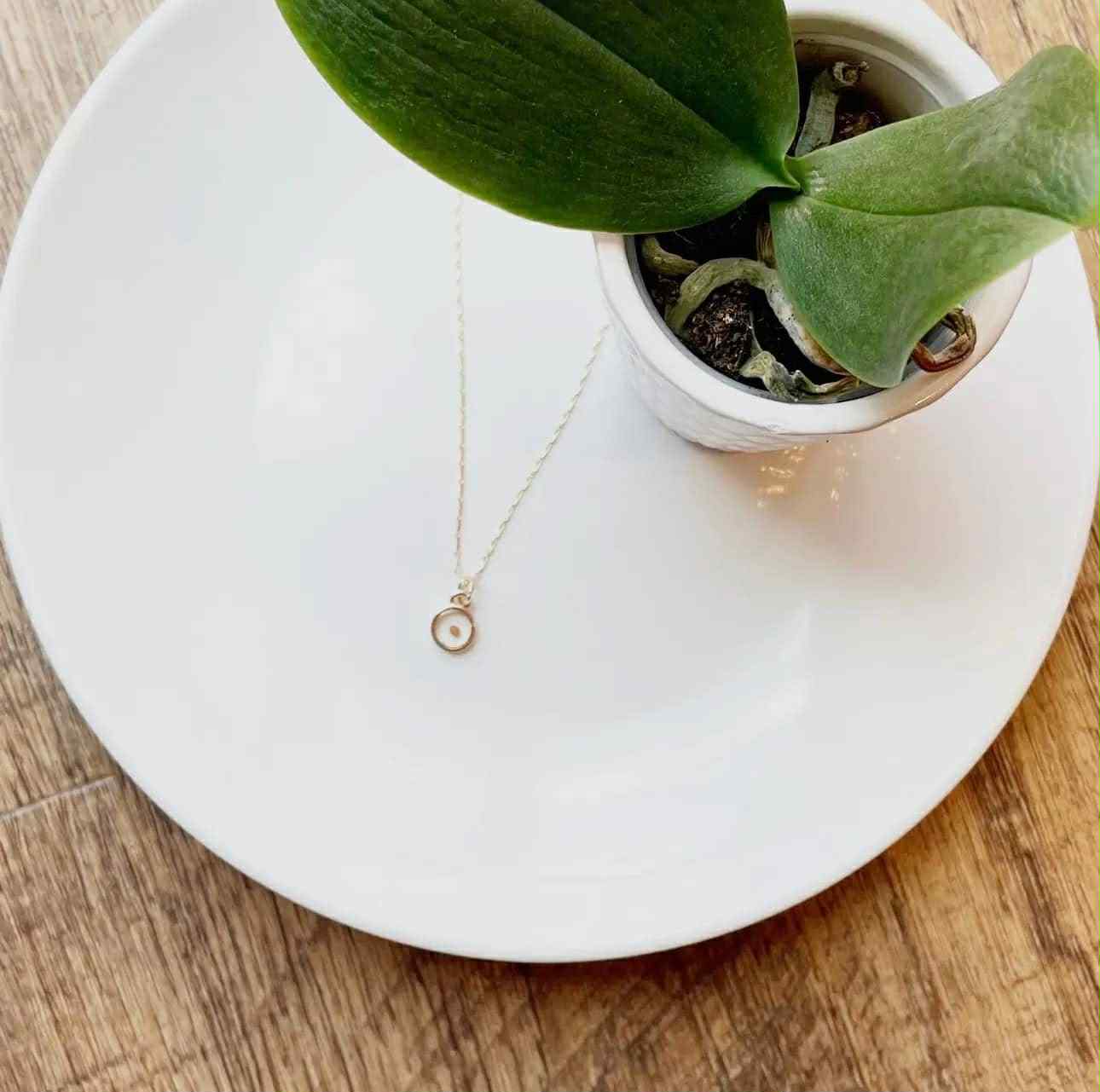 Mustard Seed Charm Necklace