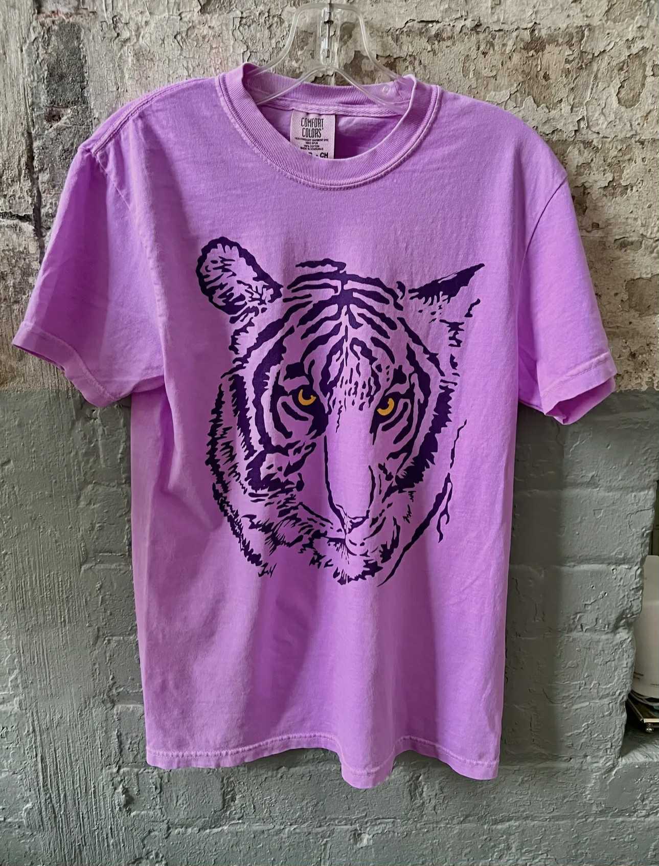 Neon Violet Big Mike Unisex CC Tee