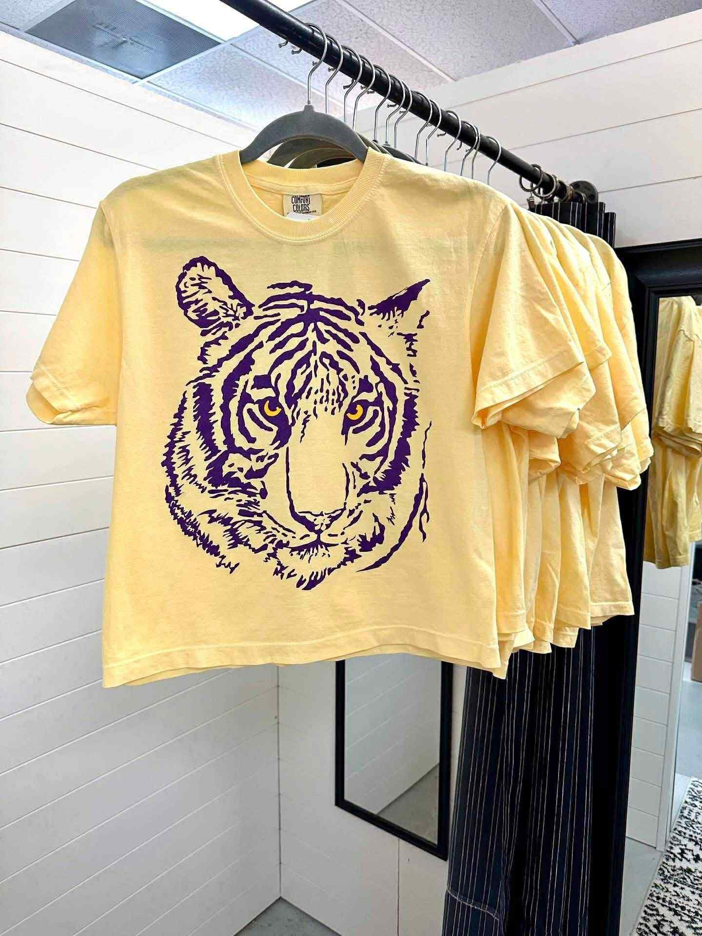 Butter Yellow - Boxy Big Mike Tee