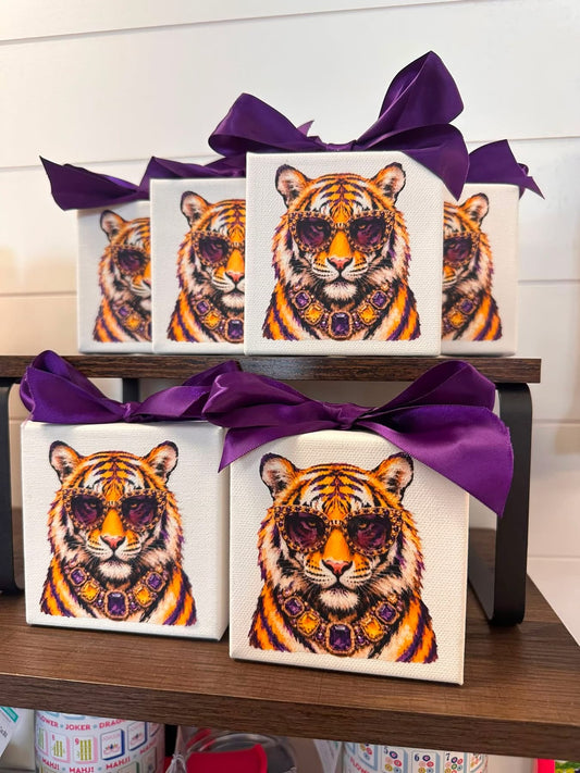 Glam Tiger Canvas Gift