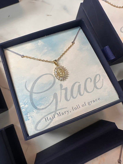 Grace Mother Mary Necklace
