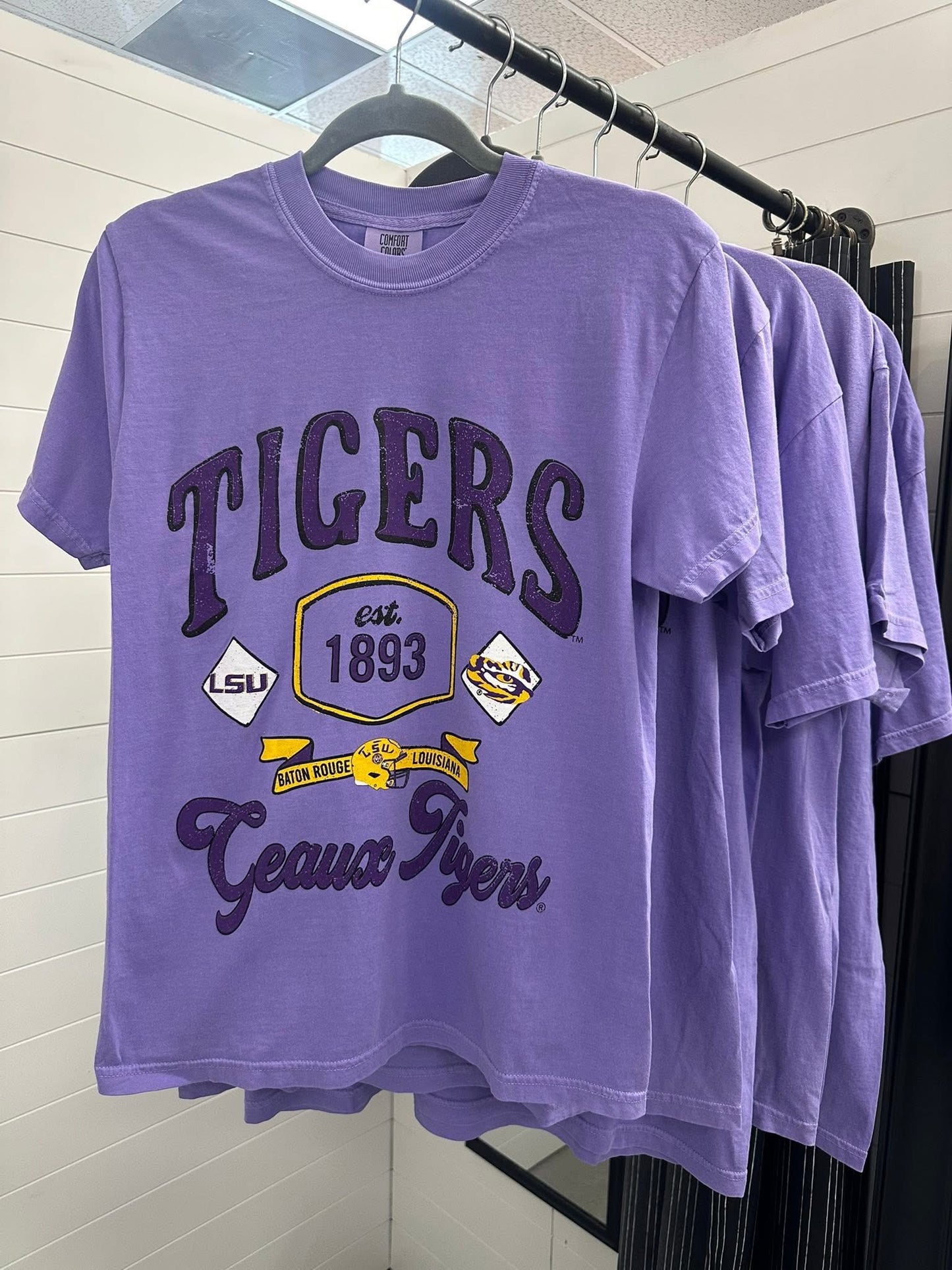 Vintage Inspired Tigers Patch T-Shirt