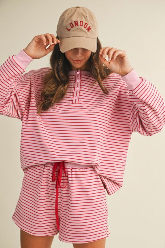 Strawberry Striped Set