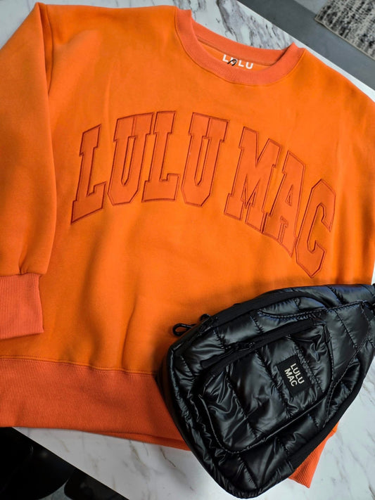 Lulu Mac Sweatshirt Orange Mono