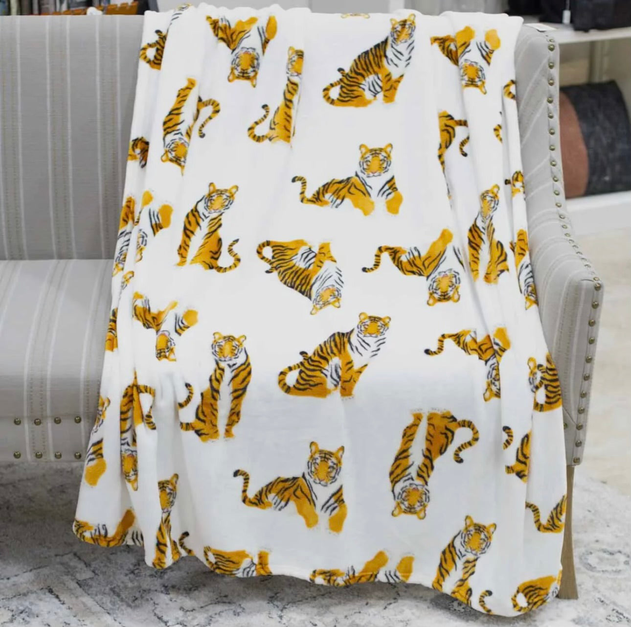 Tiger Throw Blanket