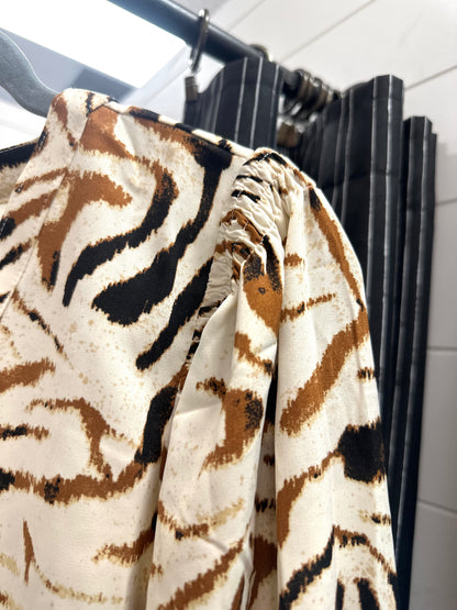 Tiger Print Blouse