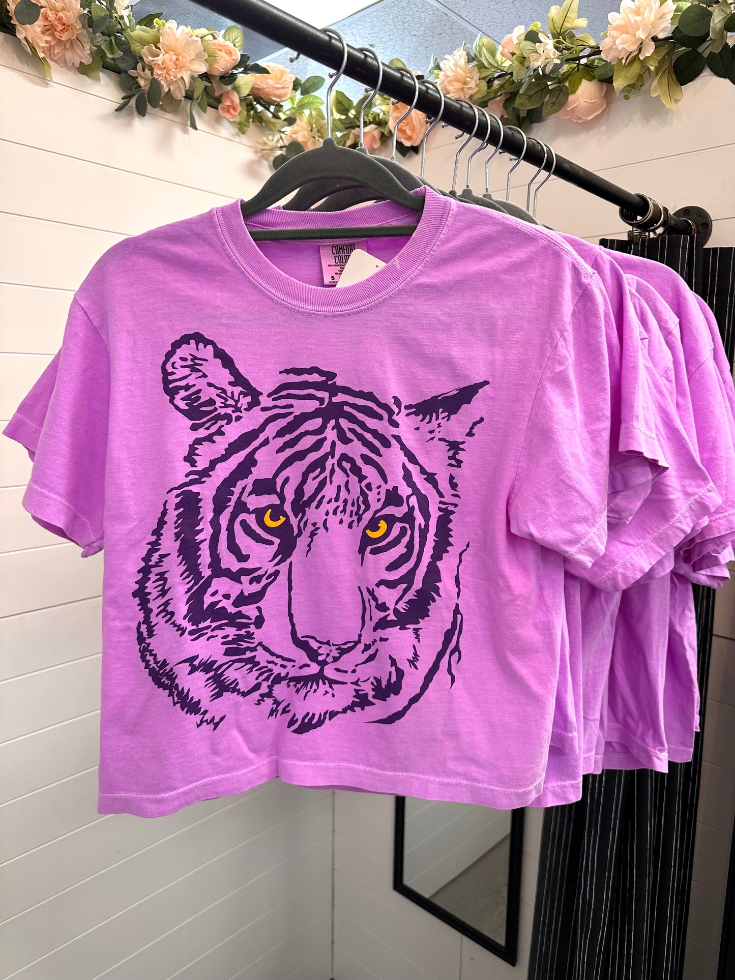 Neon Violet - Big Mike Boxy Tee