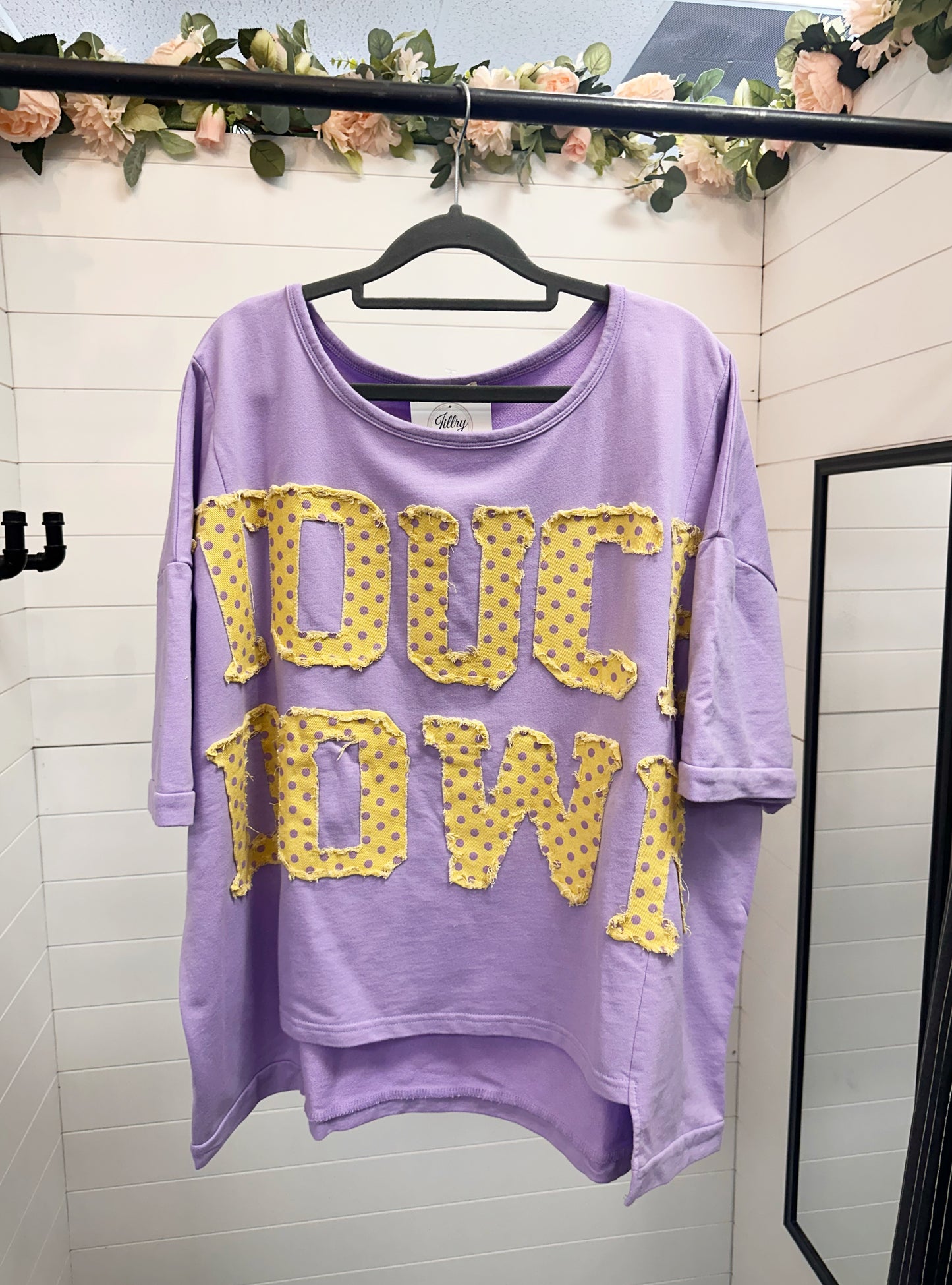 Touch Down Fabric Top
