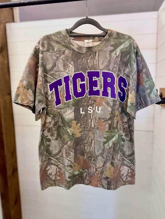 Camo Tigers T-Shirt