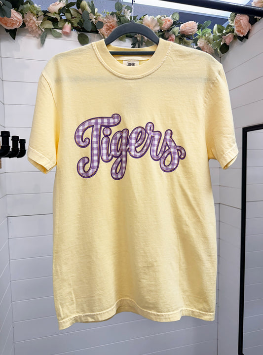 Gingham Tigers T-Shirt