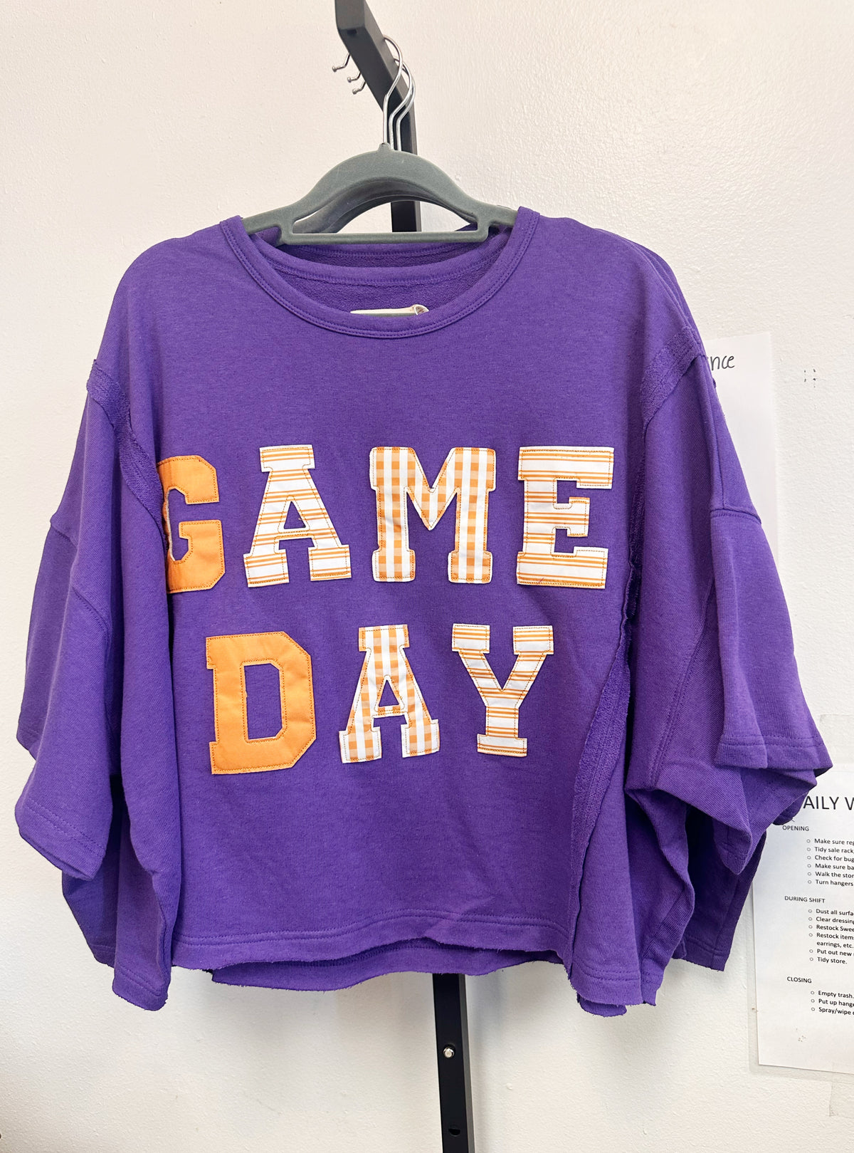 Game Day Patch Top
