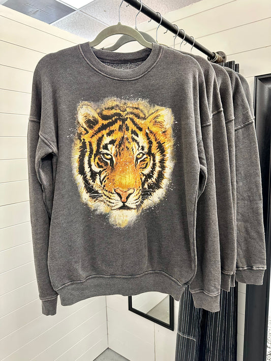 Mineral Wash Fleece Pullover