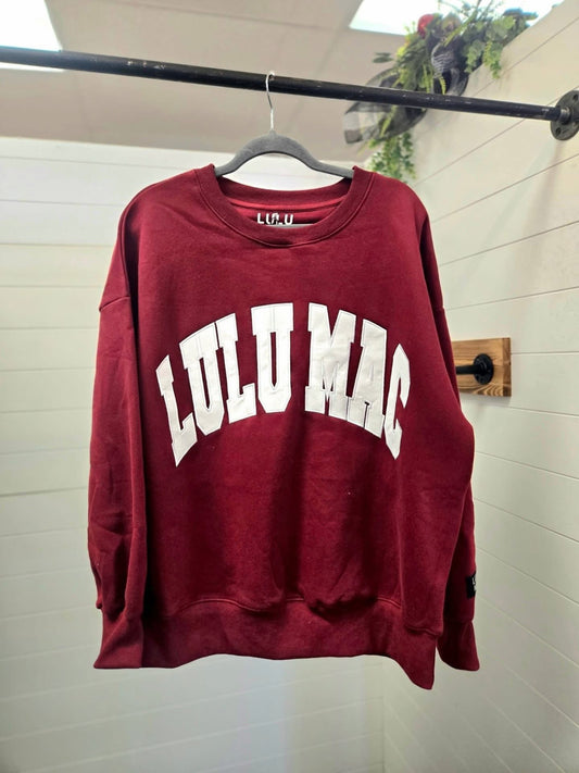 Lulu Mac Sweatshirt Maroon