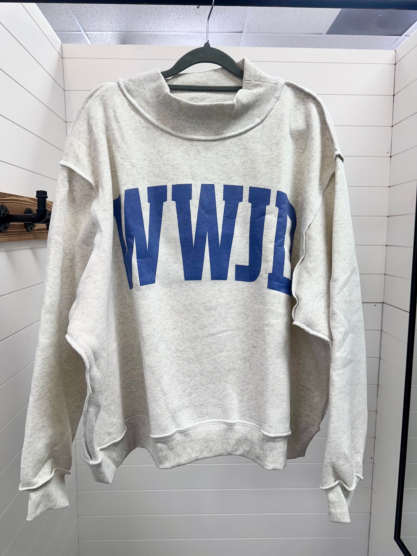WWJD Reversible Mock Neck