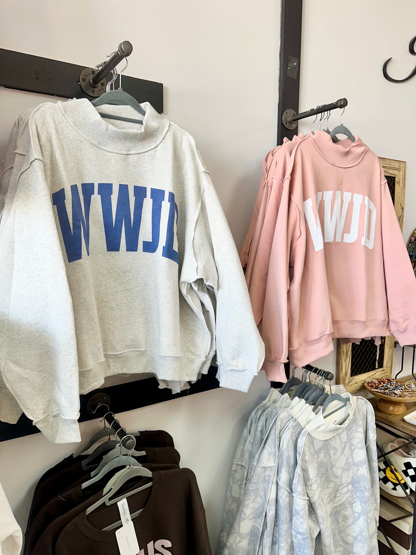 WWJD Reversible Mock Neck