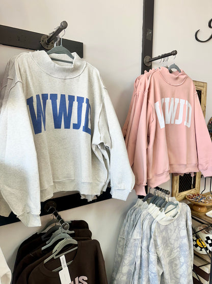 WWJD Reversible Mock Neck