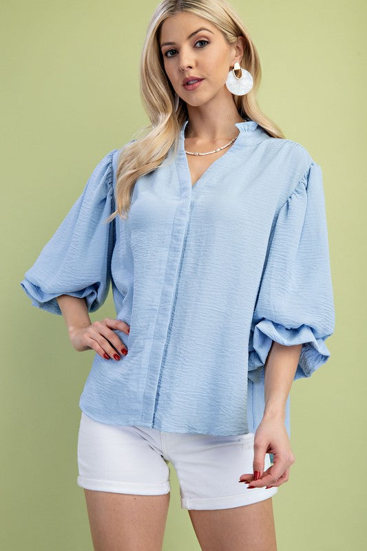 Gigio Blue Blouse
