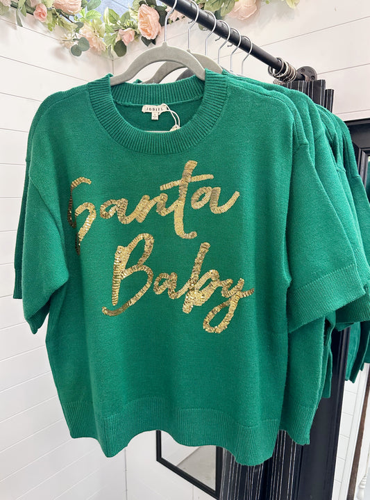 Santa Baby Sweater Top