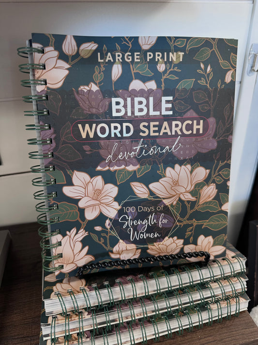 Bible Word Search Devotional Large Print