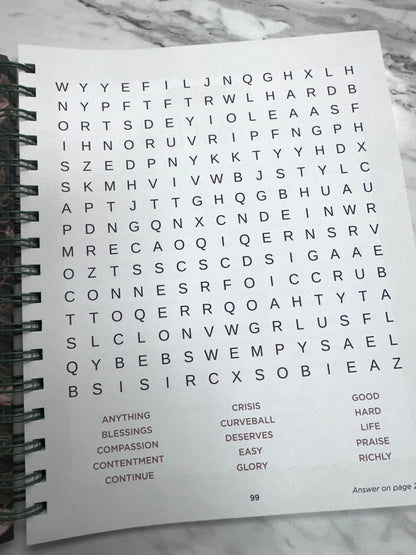 Bible Word Search Devotional Large Print