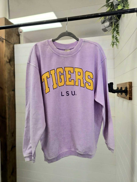 LSU Ribbed Pullover