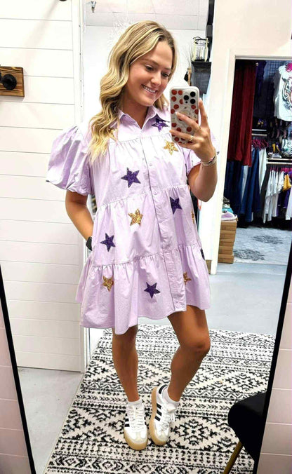 Star Sequined Dress