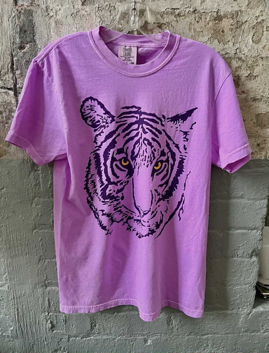 Neon Violet Big Mike Unisex CC Tee