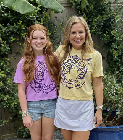 Neon Violet - Big Mike Boxy Tee